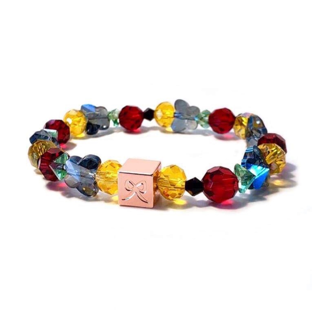Gamer Series Crystal Glass Bracelet [XB] Yellow x Red x Green x Blue